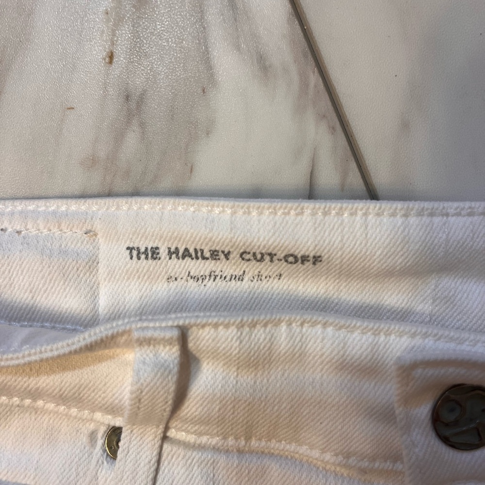 AG-Ed white denim shorts - Picture 2 of 5